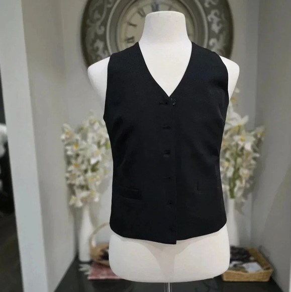 Classic Black Edward's Vest Size Medium - Picture 2 of 9
